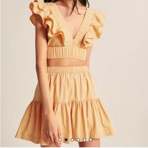 Abercrombie & Fitch Yellow Skirt Set